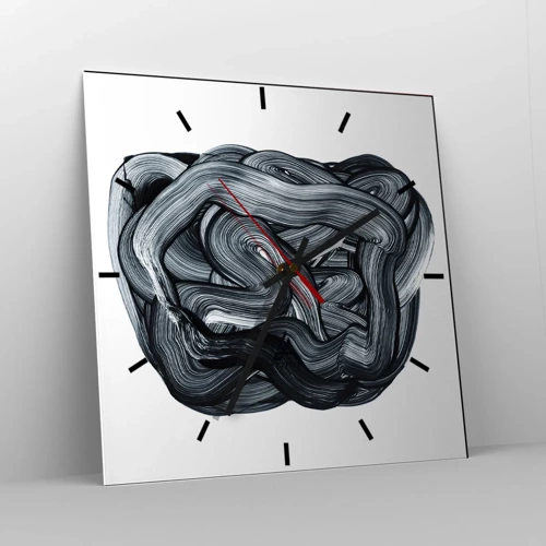 Orologio da parete - Orologio in Vetro - Non è così semplice - 30x30 cm