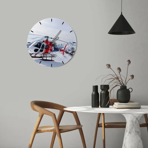 Orologio da parete - Orologio in Vetro - Sempre pronto - 30x30 cm