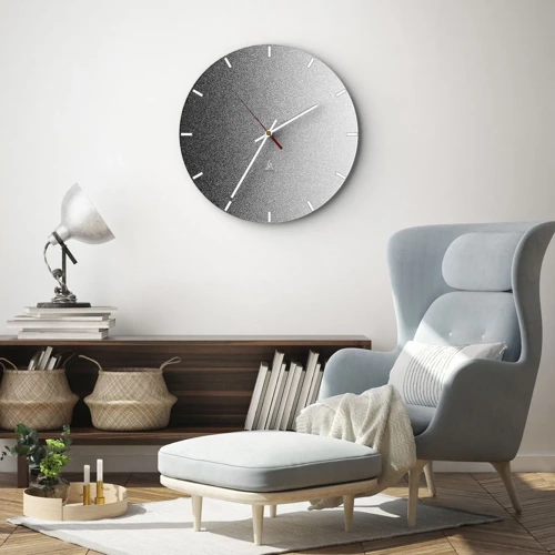 Orologio da parete - Orologio in Vetro - Verso la luce - 30x30 cm