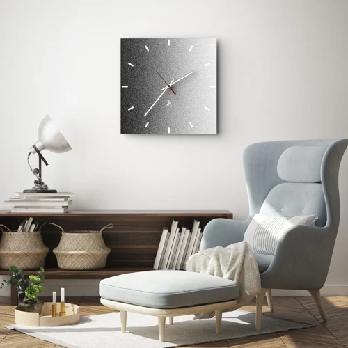 Orologio da parete - Orologio in Vetro - Verso la luce - 40x40 cm