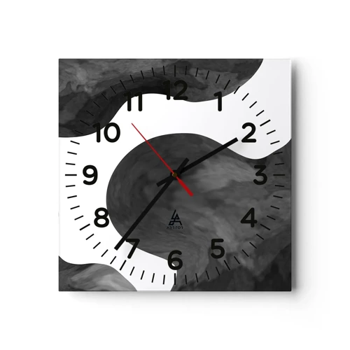 Orologio da parete - Orologio in Vetro - Via Lattea - 30x30 cm