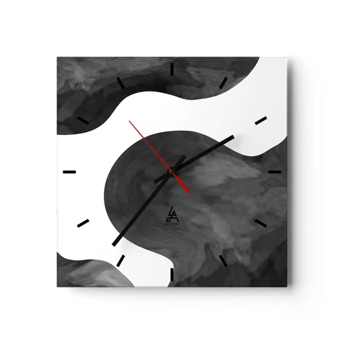 Orologio da parete - Orologio in Vetro - Via Lattea - 30x30 cm