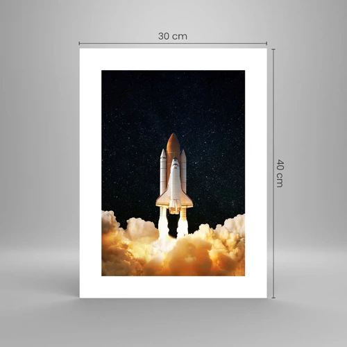 Poster - Ad astra! - 30x40 cm