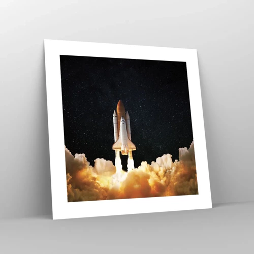 Poster - Ad astra! - 40x40 cm