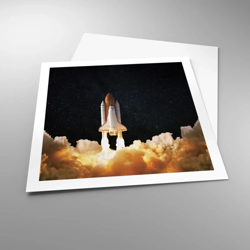 Poster - Ad astra! - 60x60 cm