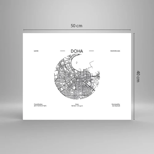 Poster - Anatomia di Doha - 50x40 cm