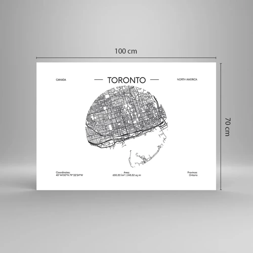 Poster - Anatomia di Toronto - 100x70 cm