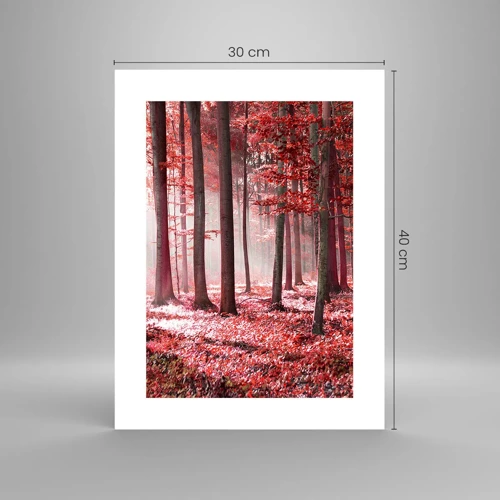 Poster - Anche rosso è bello - 30x40 cm