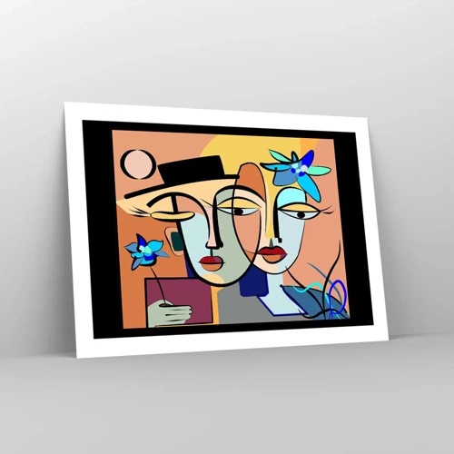 Poster - Appuntamento in stile Picasso - 70x50 cm