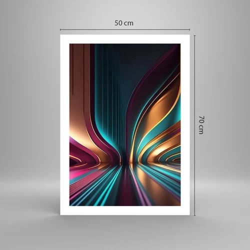 Poster - Architettura di luce - 50x70 cm