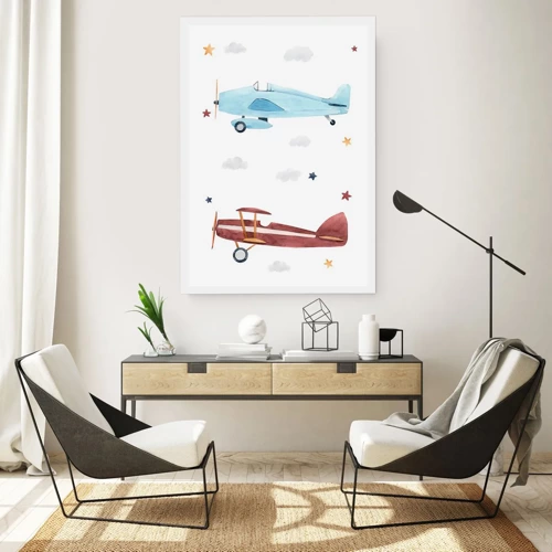 Poster - Aspettando il pilota - 50x70 cm