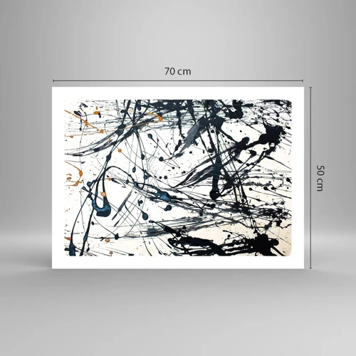 Poster - Astrazione espressionistica - 70x50 cm