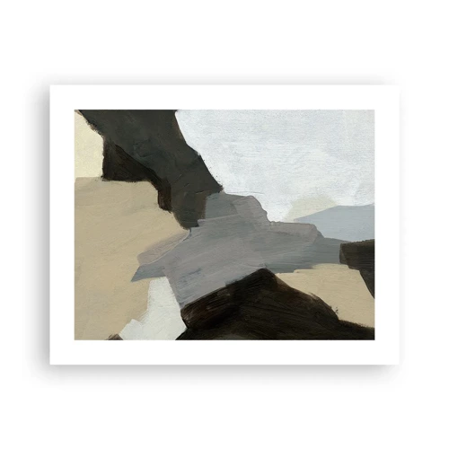 Poster - Astrazione: il crocevia del grigio - 50x40 cm