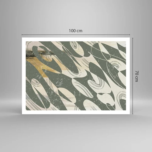 Poster - Astrazione ritmica - 100x70 cm