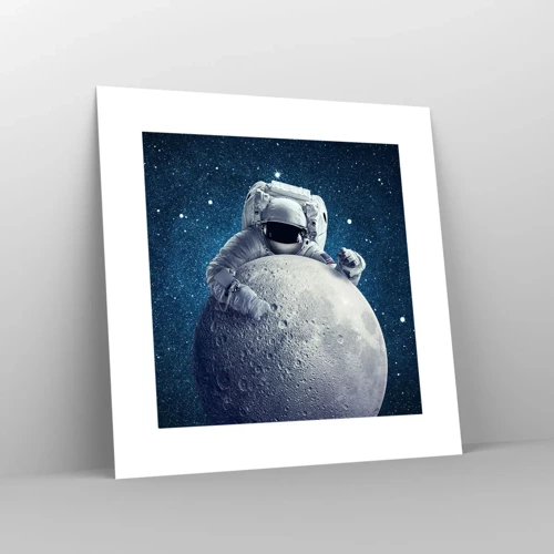 Poster - Burlone spaziale - 30x30 cm