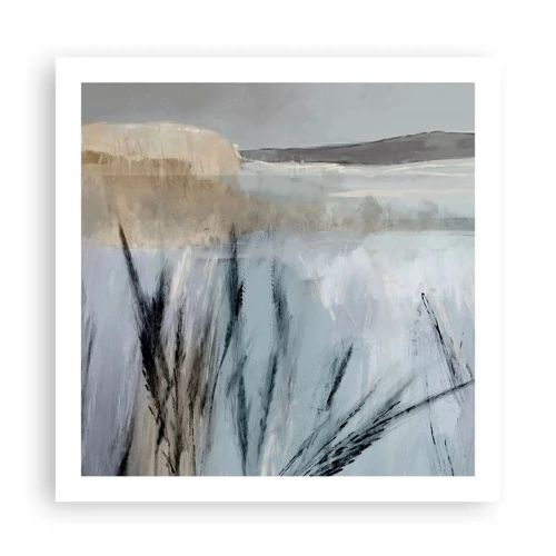 Poster - Campi d'inverno - 60x60 cm