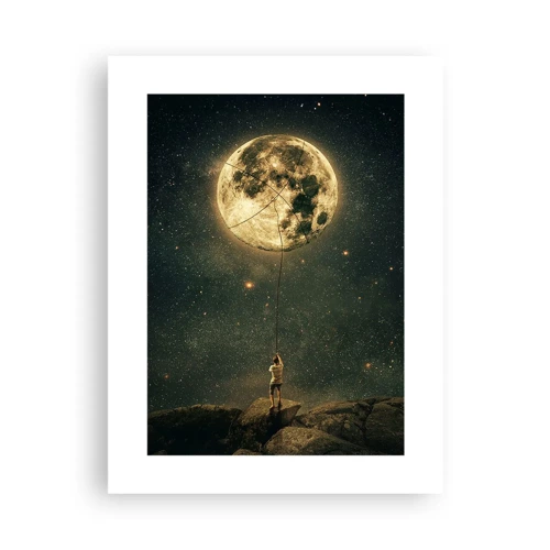 Poster - Chi ha rubato la luna - 30x40 cm