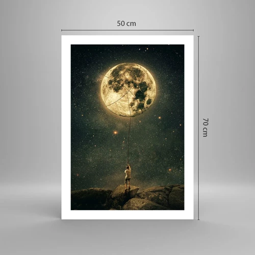 Poster - Chi ha rubato la luna - 50x70 cm