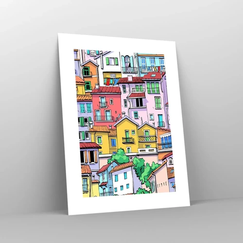 Poster - Città allegra - 30x40 cm