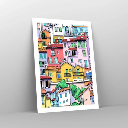 Poster - Città allegra - 50x70 cm