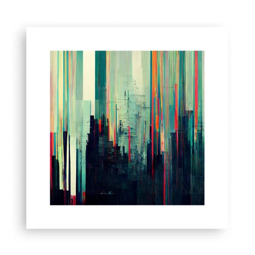 Poster - Città futuristica - 30x30 cm