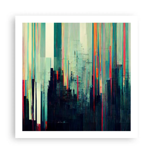 Poster - Città futuristica - 60x60 cm