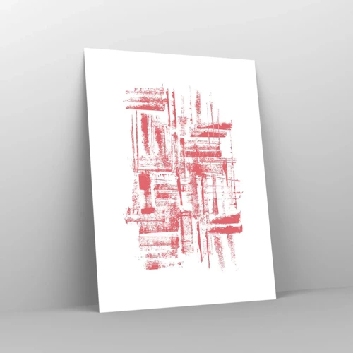 Poster - Città rossa - 30x40 cm