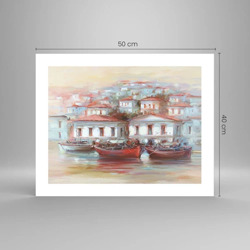 Poster - Cittadina felice - 50x40 cm