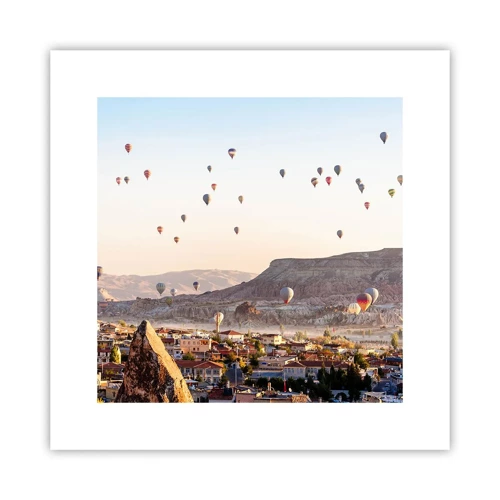 Poster - Come navi nel cielo - 30x30 cm