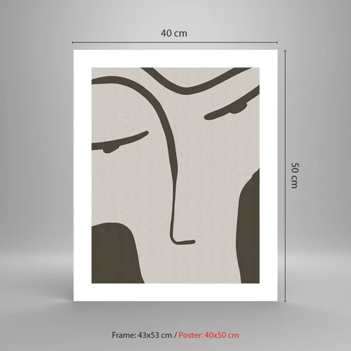 Poster - Come un quadro di Modigliani - 40x50 cm