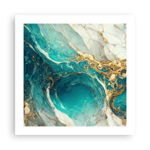 Poster - Composizione con vene d'oro - 50x50 cm