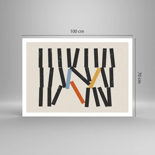Poster - Composizione: domino - 100x70 cm