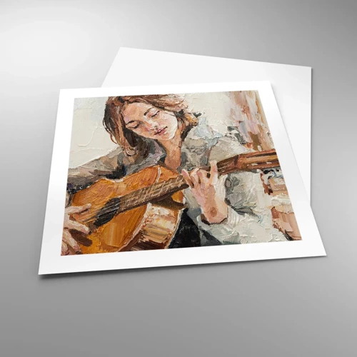 Poster - Concerto per chitarra e cuore di ragazza - 50x50 cm