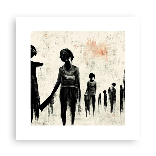 Poster - Contro la solitudine - 30x30 cm