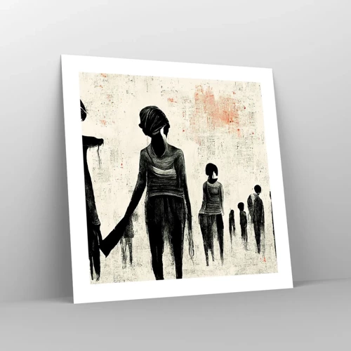 Poster - Contro la solitudine - 50x50 cm