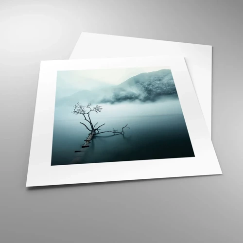 Poster - Dall'acqua e dalla nebbia - 30x30 cm