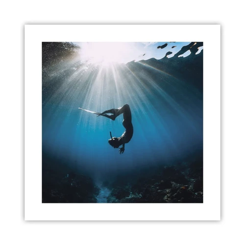 Poster - Danza subacquea - 40x40 cm