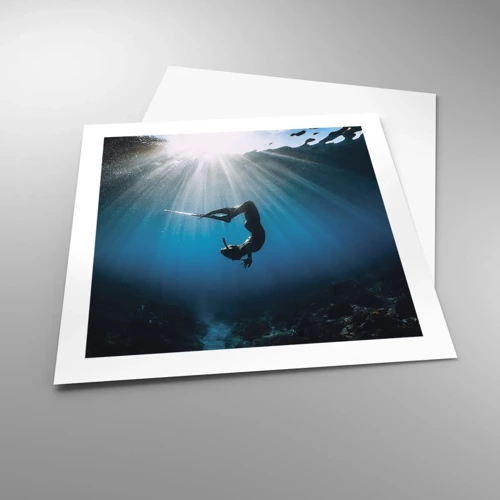Poster - Danza subacquea - 50x50 cm