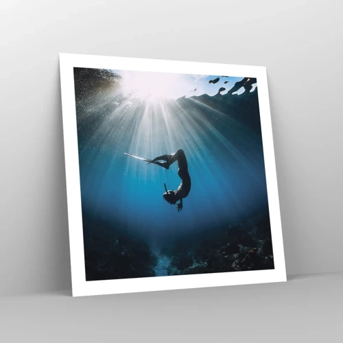 Poster - Danza subacquea - 60x60 cm
