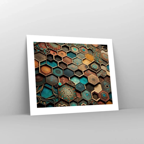 Poster - Decorazioni arabe: variazione - 50x40 cm