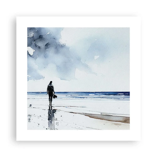 Poster - Dialogo con il mare - 40x40 cm