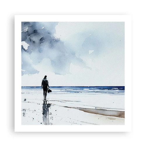 Poster - Dialogo con il mare - 60x60 cm