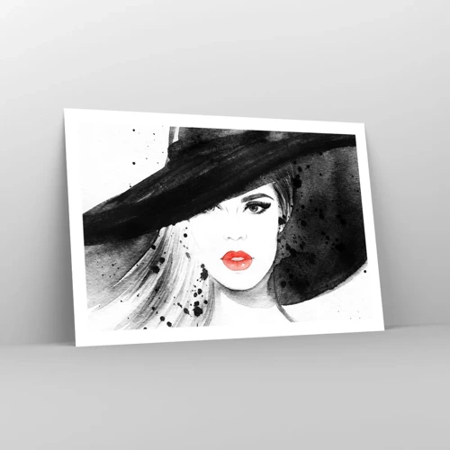 Poster - Donna in nero - 91x61 cm