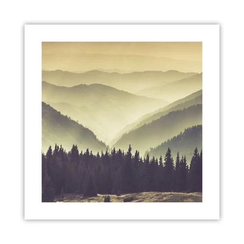 Poster - Dopo sette montagne… - 40x40 cm