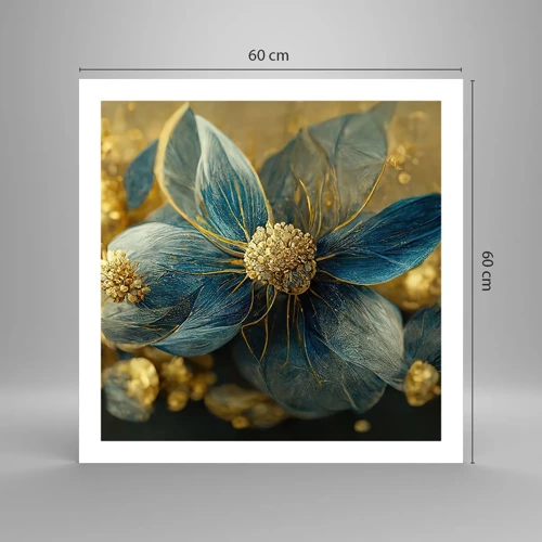 Poster - Fiorire d'oro - 60x60 cm