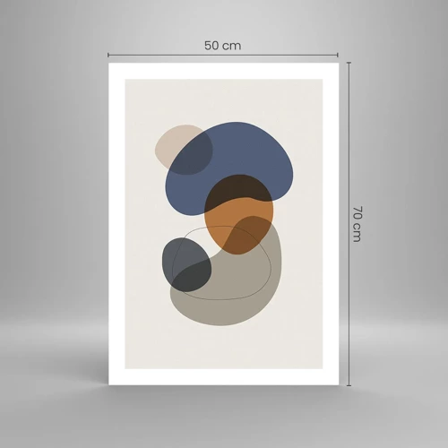 Poster - Gocce di colore - 50x70 cm