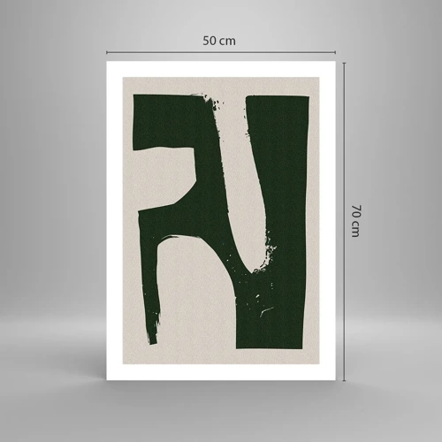 Poster - Golfi di bianco - 50x70 cm