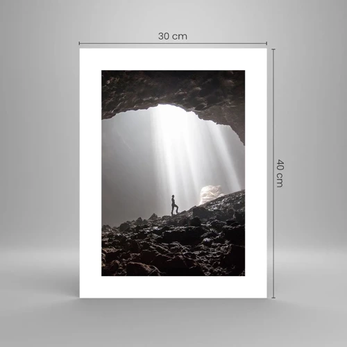 Poster - Grotta luminosa - 30x40 cm