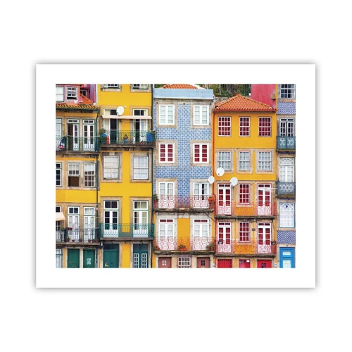 Poster - I colori della città vecchia - 50x40 cm