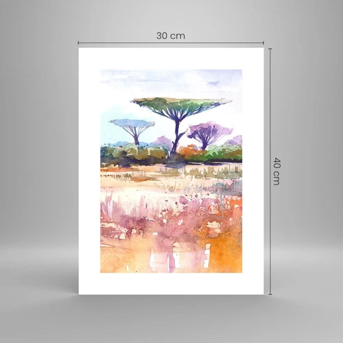 Poster - I colori della savana - 30x40 cm